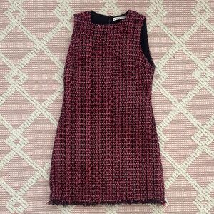 Alice and Olivia Tweed Shift Dress